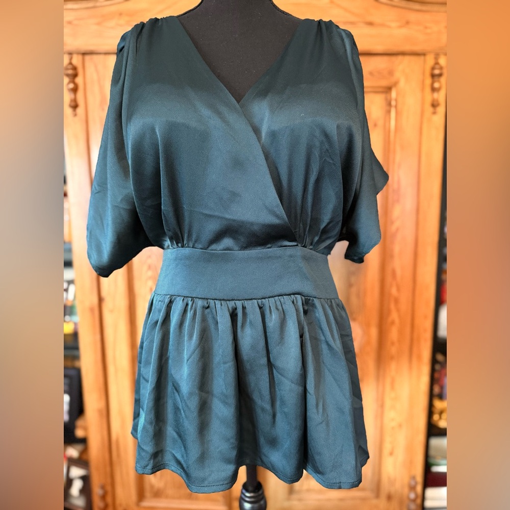 City Chic Faux Wrap Top Size 18W - Picture 5 of 10